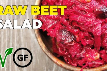 How to Make Raw Beet Salad | Tasty and Healthy Recipe