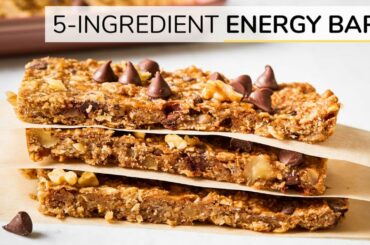 ENERGY BARS  |  easy, healthy 5-ingredient recipe