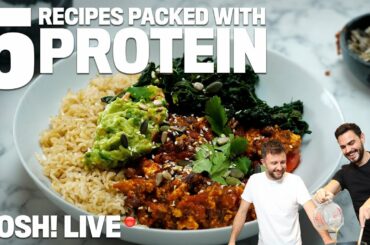 5 PROTEIN-PACKED VEGAN RECIPES
