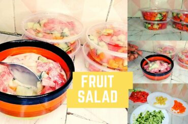 Fruit Salad|Quick fruit salad recipe| Creamy fruit salad Recipe| Fruit Salad (Ramadan Special)