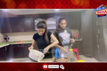 Shilpa Shetty Cooking Cake || Healthy Recipes in Lockdown