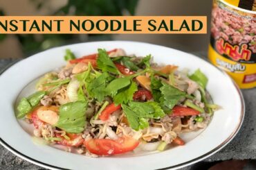 LOCKDOWN RECIPE: TRANSFORM YOUR INSTANT NOODLES INTO A HEALTHIER SALAD