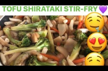 TOFU SHIRATAKI Macaroni Stir-Fry: Guam Quarantine Cooking Video Ep23 | low carb recipe | low calorie