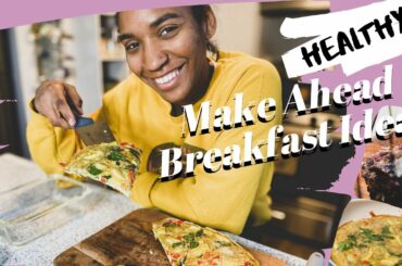 Healthy Make Ahead Breakfast Ideas| Quick and Easy Meal Prep for Busy Life| Cook & Prepare with Me