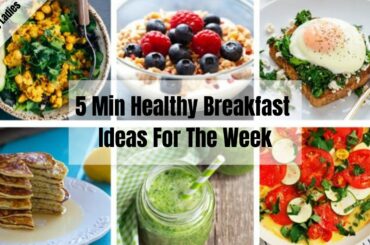 5 Healthy Breakfast Ideas for Weight Loss | Best Breakfast Smoothie | Ideal  for Working Woman