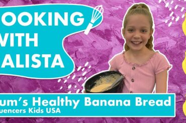 Mom's Healthy Banana Bread Recipe | No Added Sugar! | Cooking with Calista