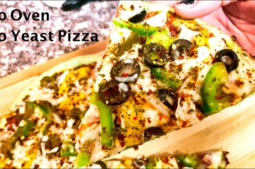 Thincrust Pizza 🍕| Lockdown Dietary Recipe | Quick n Easy | Low calories | Healthy