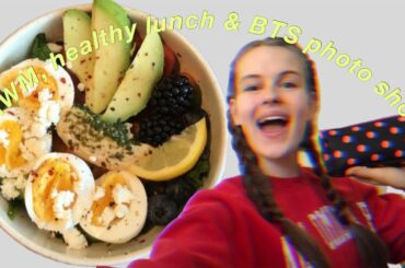 GRWM for IG pic shoot 🤫+ HEALTHY MEALS 💡