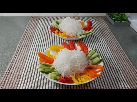 Eng)Healthy Cornstarch Noodle salad for vegetarian !/Potluck ideas/손님 초대 간편 누들 샐러드! Eng)Healthy Cornstarch Noodle salad for vegetarian !/Potluck ideas/손님 초대 간편 누들 샐러드!
