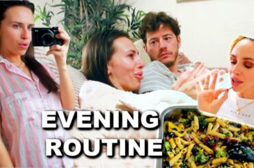 My EVENING ROUTINE in QUARANTINE... very REALISTIC!!! Skincare, Dinner, Snacks, Netflix & Chill!!