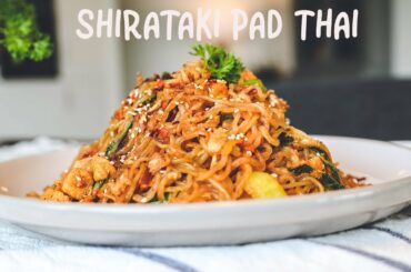Pad Thai With Shirataki Noodles Recipe | Low Calorie | Shirataki Pad Thai | Diet Food