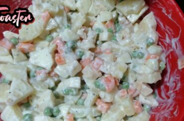 Russian Salad Recipe 🥗- Healthy Salad Recipe- Recipe by Toaster