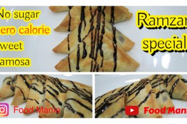 Meethy Samosay / Sweet Samosay/ Healthy and Sweeth Samosay recipe by food Mania