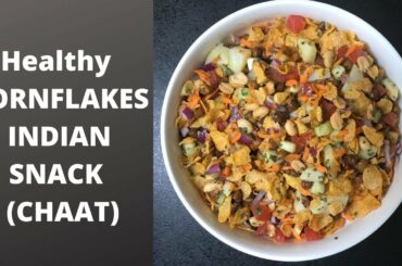 EASY CORNFLAKES SNACK / HEALTHY - NO COOKING INDIAN CHAAT / Perfect Lockdown recipe / summer snack