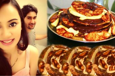 LOCKDOWN 3.0 | Healthy Breakfast Recipe Quick n Easy | Fluffy Pancakes Chocolate Indulgence