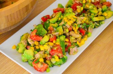 Healthy Tasty Avocado Salad Recipe سلطة صحية و لذيذة لرمضان