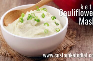 Keto Diet Recipes For Weight Loss 👉 recipe 18 - Keto Cauliflower Mash