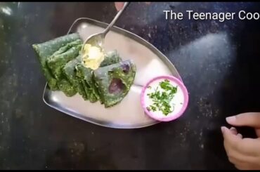 Palak Paratha/ Spinach Paratha_Healthy Paratha #healthyrecipes #theteenagercook #palakparatha