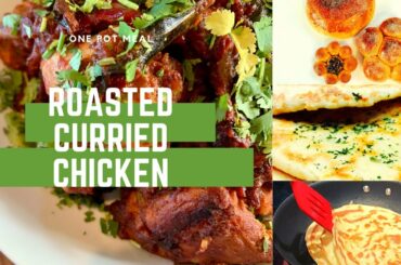 Pan Fried Curried Chicken/Easy Dinner Recipe One Pot Meal/Chicken nu koru koru Saak