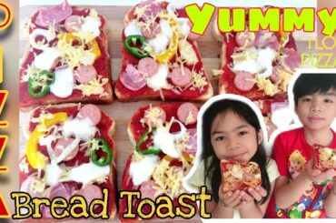 Quick & Easy Pizza Bread! | Homemade Pizza Toast Recipe using loaf bread |Mini pizza in an Instant!