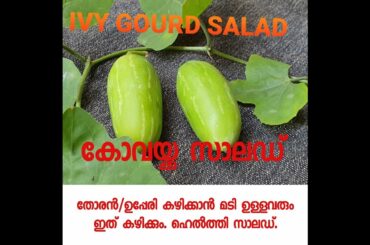 KOVAKKA SALAD#IVY GOURD SALAD#TENDLY SALAD#HEALTHY SALAD#WITH ENGLISH SUBTITLES