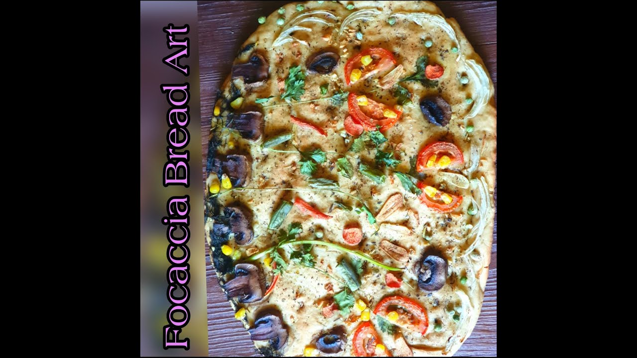 Whole Wheat Focaccia Bread Recipe | Edible Food Art | Homemade Focaccia Bread | Healthy Wheat Bread Whole Wheat Focaccia Bread Recipe | Edible Food Art | Homemade Focaccia Bread | Healthy Wheat Bread