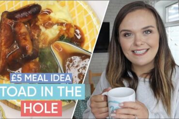 Toad In The Hole Recipe - Budget Meal Idea #Cookwithme
