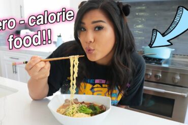 Healthy Recipes To Lose Weight! Zero-Calorie Ramen, Healthy Twix + More!!