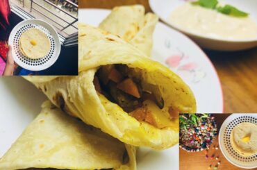 স্বাস্থ্যকর চিকেন শর্মা রেসিপি | Chicken Shawarma/ Wrap | Tortilla/Pita | Healthy Chicken Recipe