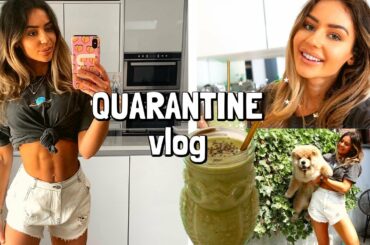 [QUARANTINE LIFE] healthy recipes, working out, home DIY