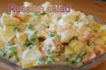 RUSSIAN SALAD Recipe in Urdu Hindi|Healthy Salad| #ramadan |Restaurant style salad|Delicious food tv