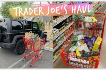 $150 WEEKLY TRADER JOES HAUL *HEALTHY AF* + MEAL IDEAS