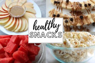 6 HEALTHY SNACK IDEAS | Alexis Veal 2020