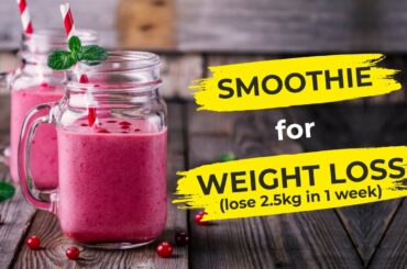 Healthy Smoothie Recipe for Weight Loss | Lose upto 2.5kg in One Week | Fat to Fab with Style & Geek