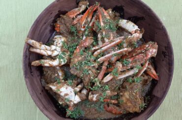 Crab Sukha / Goan Crab Masala by Sparsha Deshpande