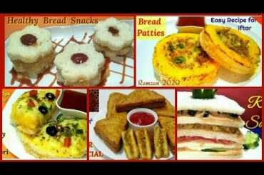 #BreadSnacks for Iftar #Ramzan2020 | #Healthy #IftarSnacks | Easy and quick Snacks for iftar