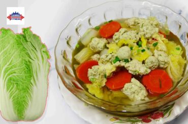 How To Make Chicken Soup With Chinese Napa Cabbage | Healthy Food