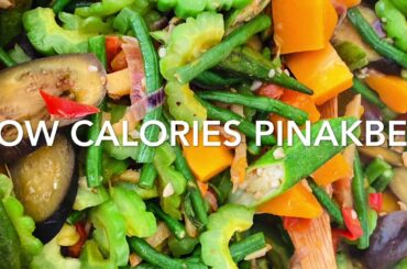 Simple low calories,no meat (Pinakbet with chilli and lots ginger)keto diet meal!