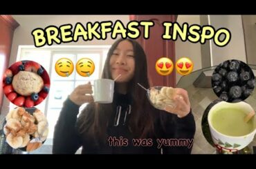 BREAKFAST INSPO: some fun and easy meal ideas