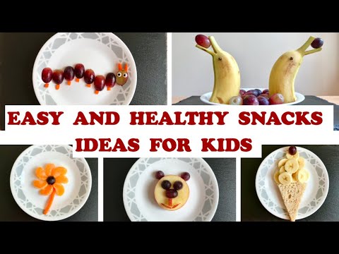 5 Easy and Simple snacks ideas for Kids. Fruit art ~ Dolphin, Caterpillar, Bear, Flower & Ice cream 5 Easy and Simple snacks ideas for Kids. Fruit art ~ Dolphin, Caterpillar, Bear, Flower & Ice cream