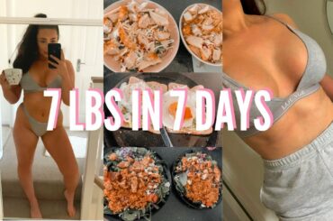 HOW I LOST 7 POUNDS IN ONE WEEK! WHAT I EAT IN A WEEK TO LOSE WEIGHT FAST | FILLING, YUMMY & EASY!