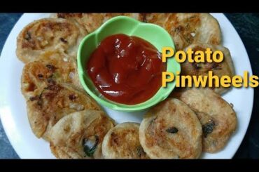 Healthy Breakfast Recipe || Potato Pinwheel || No maida || Healthy Snack || Easy & Simple Recipe