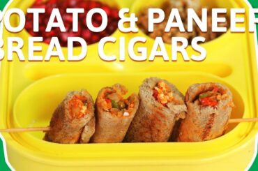 Paneer And Potato Cigars | Crunchy Bread Cigars Recipe | Quick Snack Recipes | Mother's Day 2020