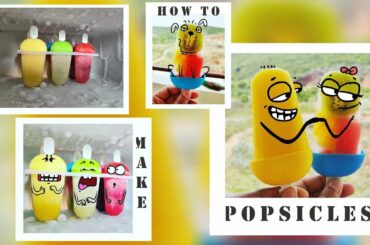 How to make popsicles recipe | popsicles recipes | easy making real healthy popsicles ice cream
