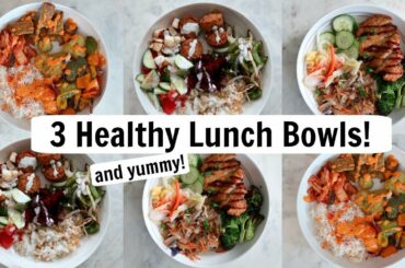 Healthy Lunch Bowl Ideas! Easy & Yummy!  - What I'm Eating During Quarantine!