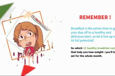 WEIGHT LOSS  31 Healthy Breakfast Recipes That Will Promote Weight Loss All Month Long