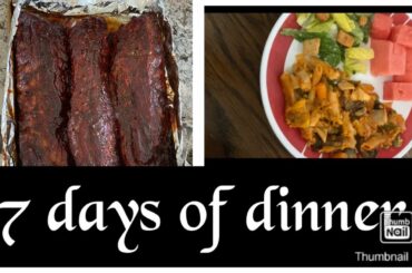 7 days of dinners|Healthy meal ideas