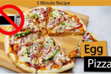 Pan Egg Pizza without Microwave | Omelette Pizza Recipe | Healthy food at home in lockdown