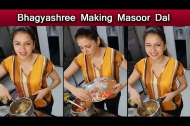 Bhagyashree Making Healthy recipes of Masoor Dal | Salman Khan co-actress Bhagyashree