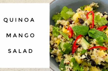 How to make QUINOA MANGO and AVOCADO salad || Vegan || Plant based || Holistic Living Downunder